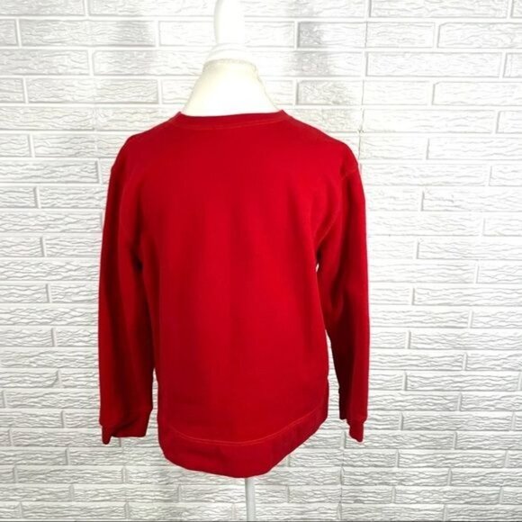 Vintage Classic Editions Red Christmas Sweatshirt Size Extra Large 18 - Picture 5 of 5